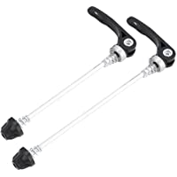 2Pcs Pincho de Bicicleta de Liberación Rápida-Rápida Palanca de Liberación Bicicleta Parte Delantera y Trasera Aleación…